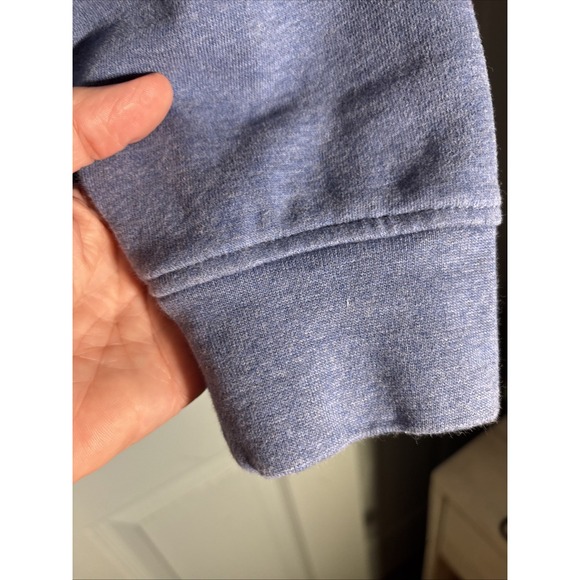 Orvis Signature Collection Fleece 1/4 Zip Pullover Sweater Mens Size L Blue - Picture 6 of 10